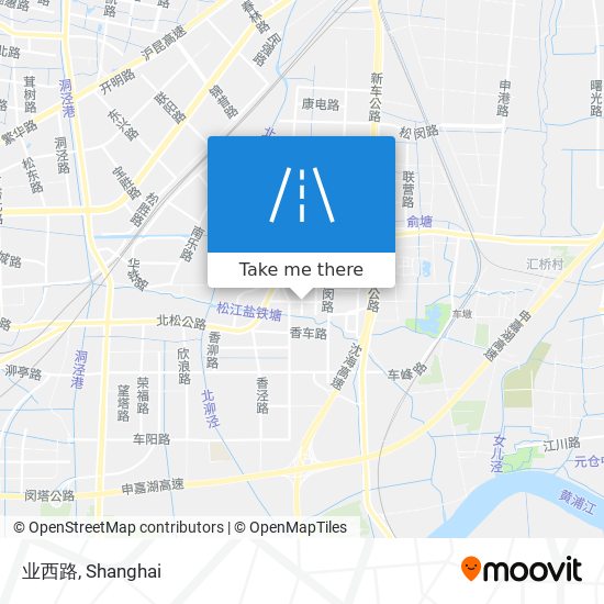 业西路 map