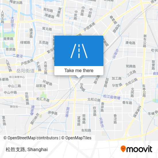 松胜支路 map