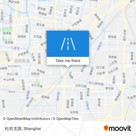 松胜支路 map