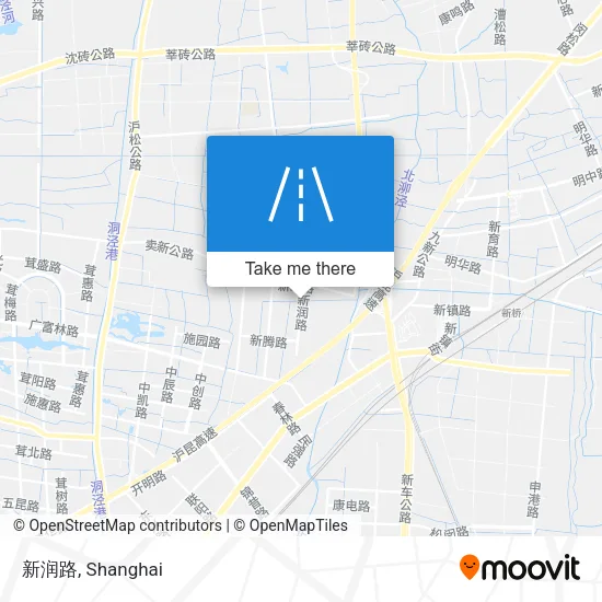 新润路 map