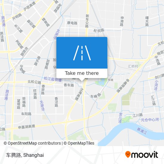 车腾路 map