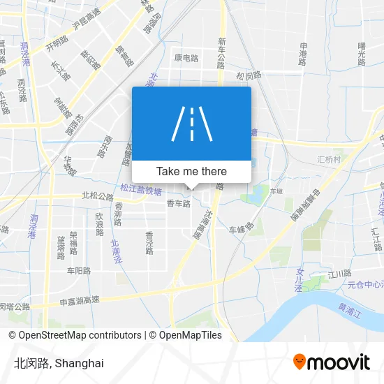 北闵路 map