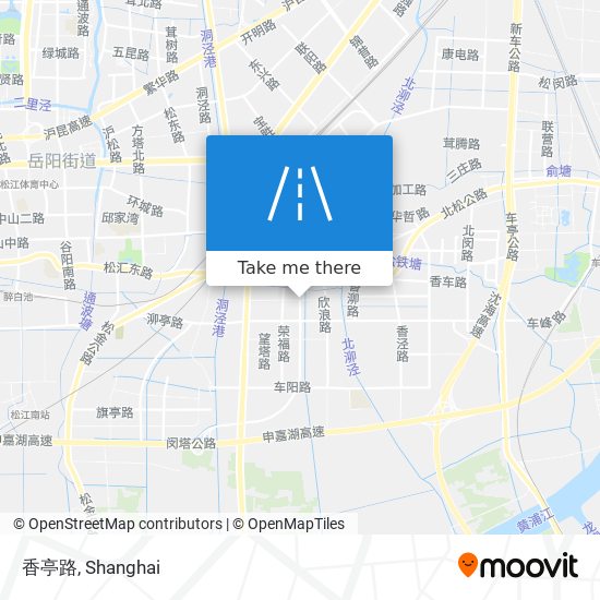 香亭路 map