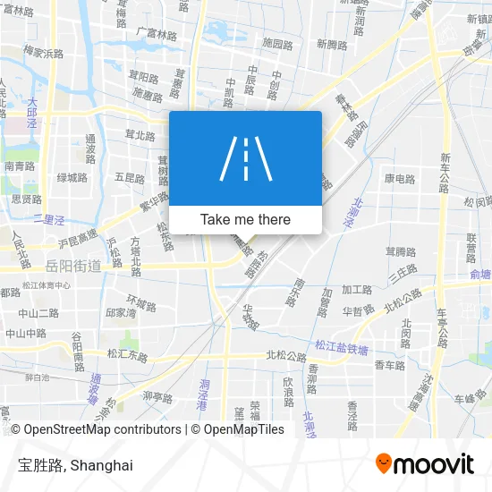 宝胜路 map