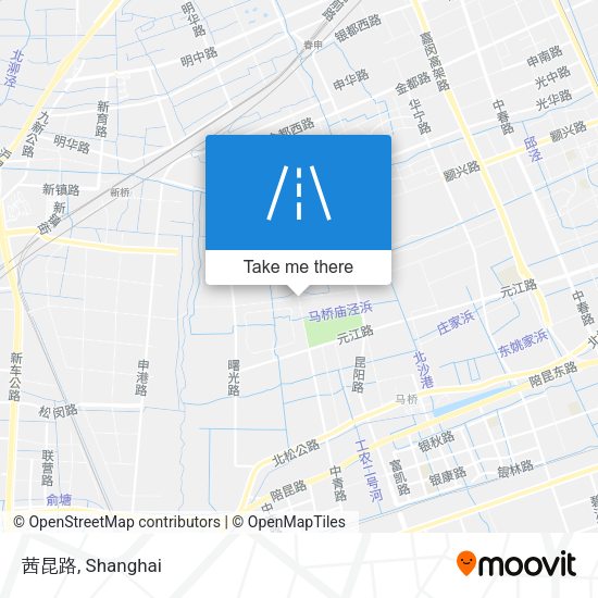 茜昆路 map