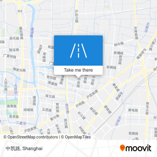 中凯路 map