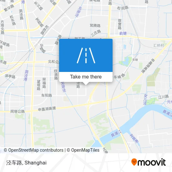 泾车路 map