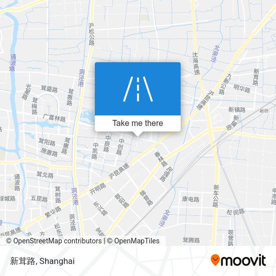 新茸路 map