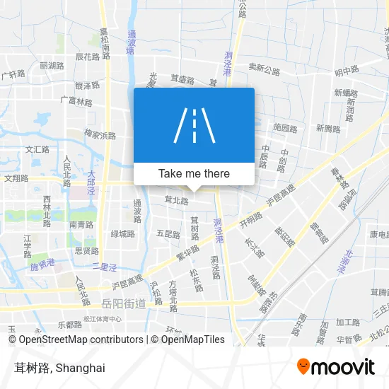 茸树路 map