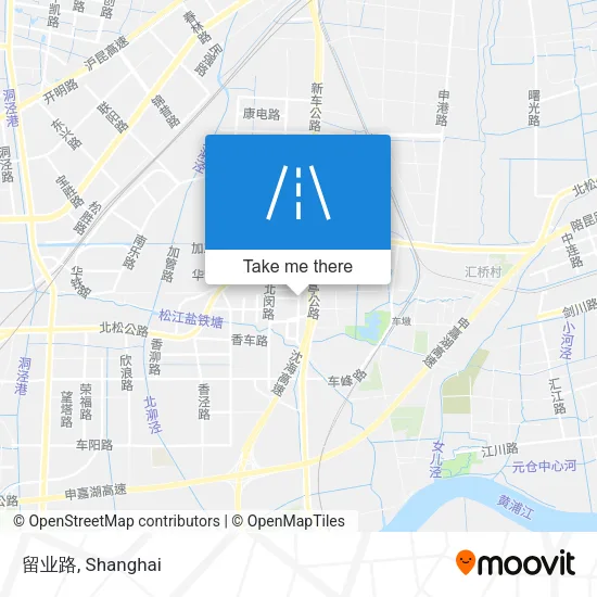 留业路 map