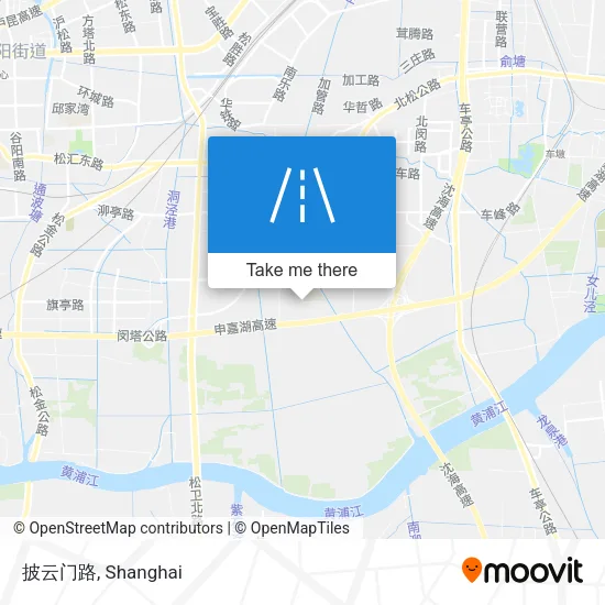 披云门路 map