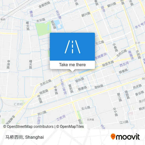 马桥西街 map
