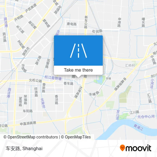 车安路 map