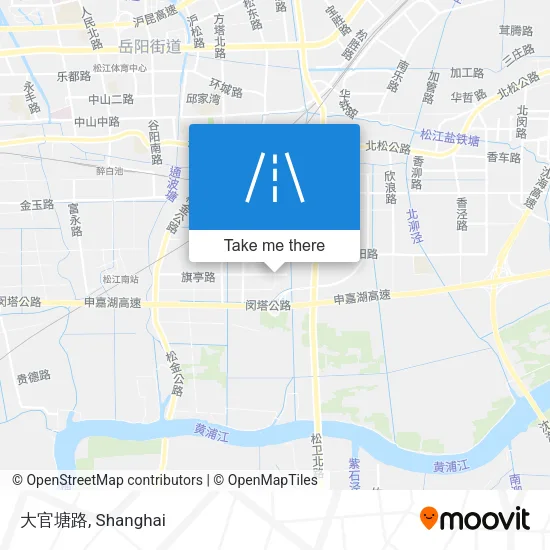 大官塘路 map