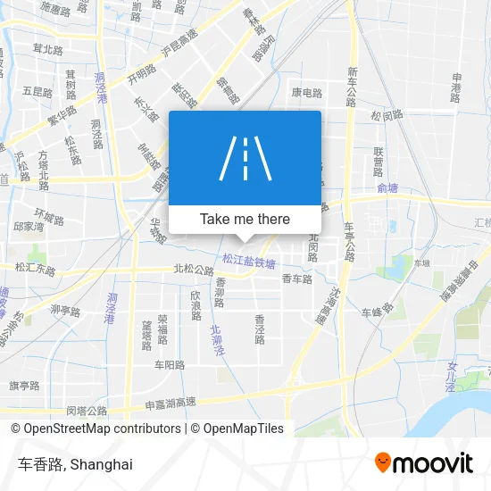 车香路 map