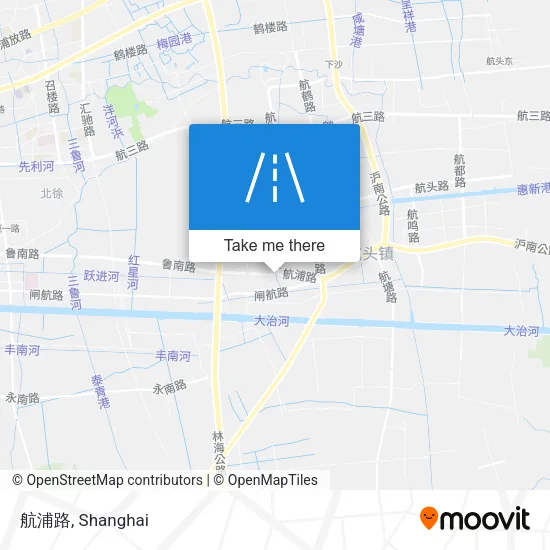 航浦路 map
