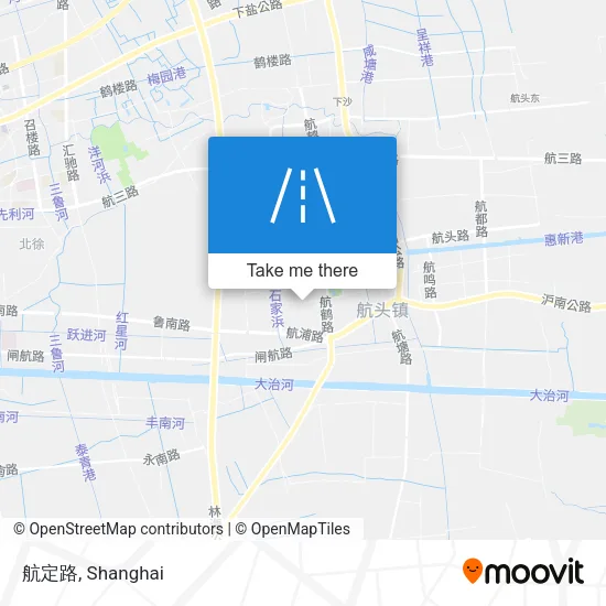 航定路 map