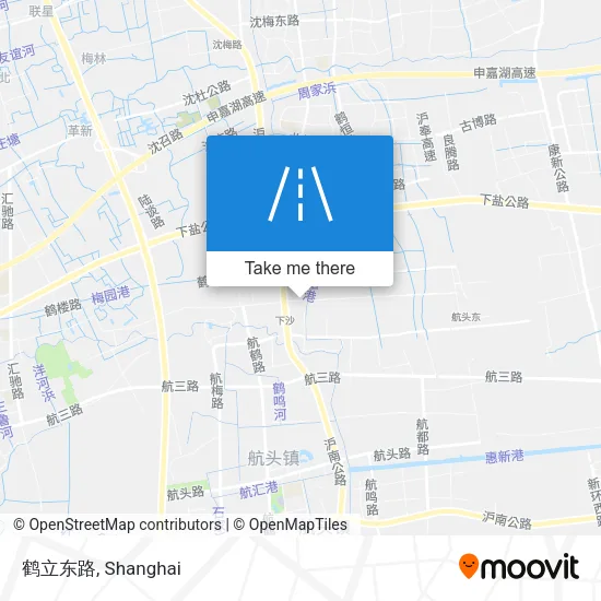 鹤立东路 map