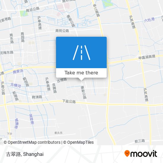 古翠路 map