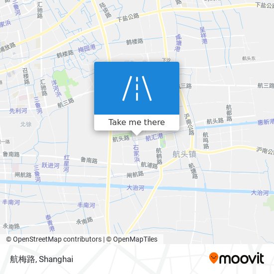 航梅路 map