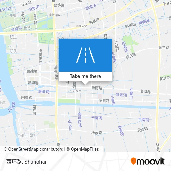 西环路 map