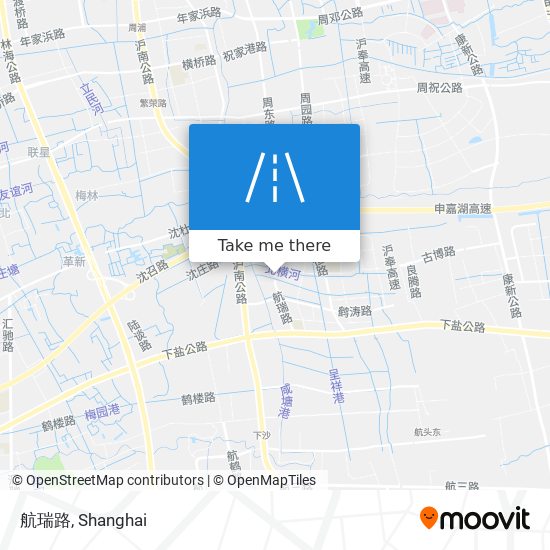 航瑞路 map