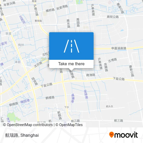 航瑞路 map