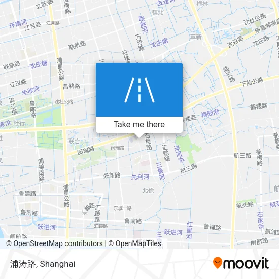 浦涛路 map
