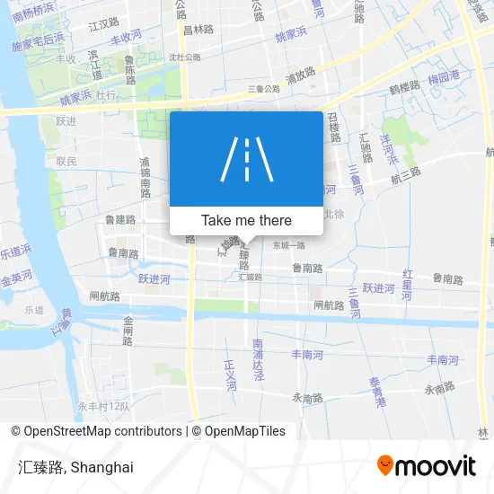 汇臻路 map