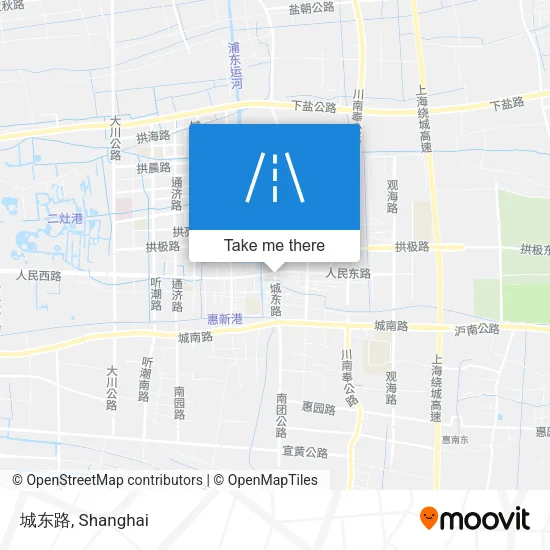 城东路 map