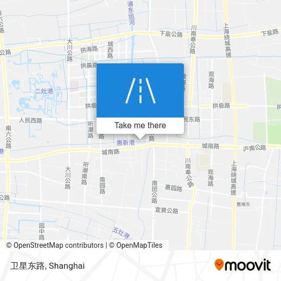 卫星东路 map