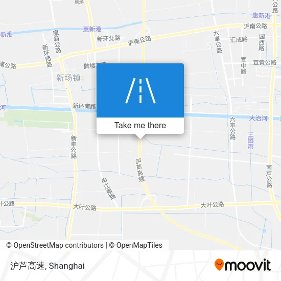 沪芦高速 map