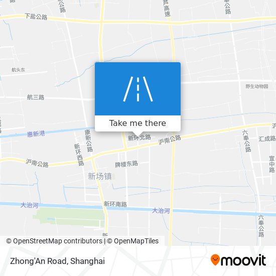 Zhong'An Road map
