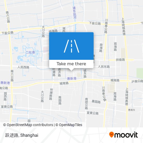 跃进路 map