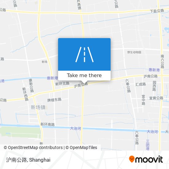 沪南公路 map