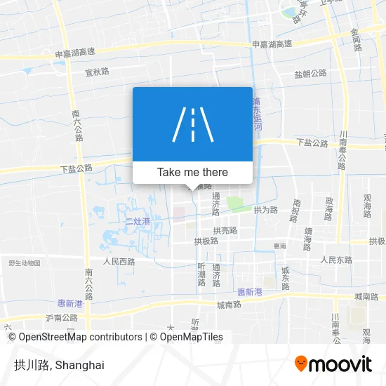 拱川路 map