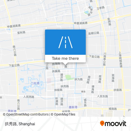 拱秀路 map