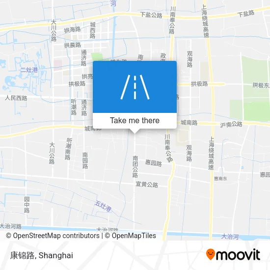 康锦路 map