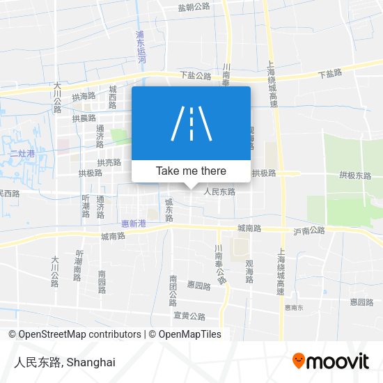 人民东路 map
