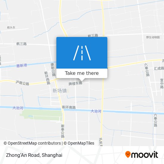 Zhong‘An Road map