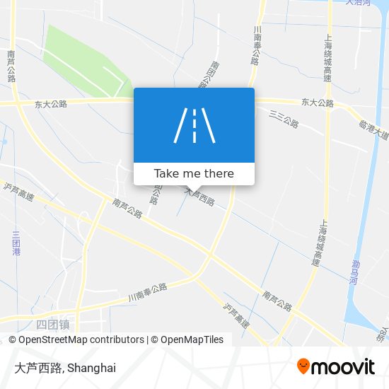 大芦西路 map