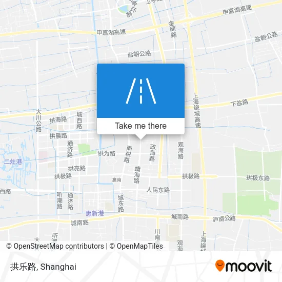 拱乐路 map