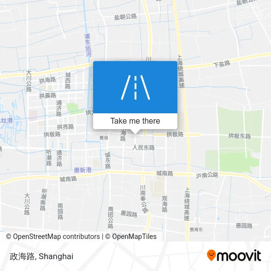 政海路 map