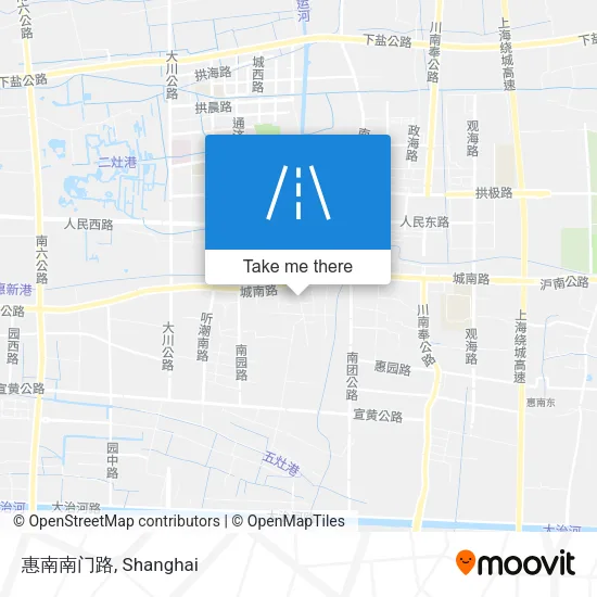 惠南南门路 map