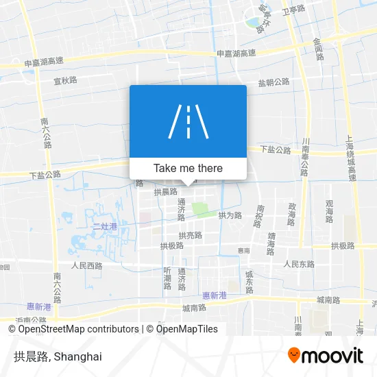 拱晨路 map