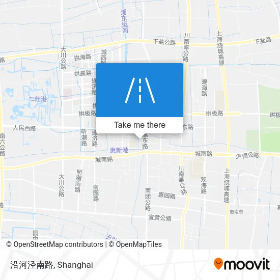 沿河泾南路 map