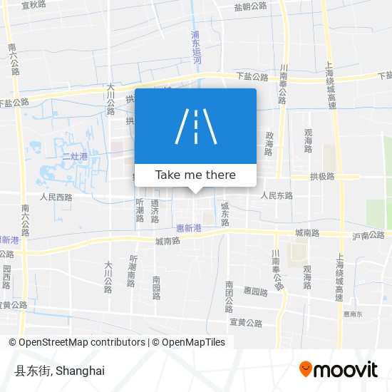 县东街 map