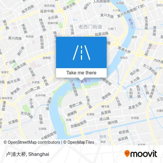 卢浦大桥 map