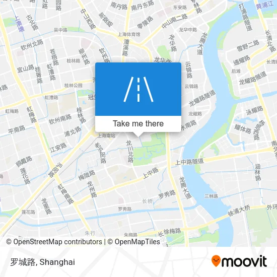 罗城路 map