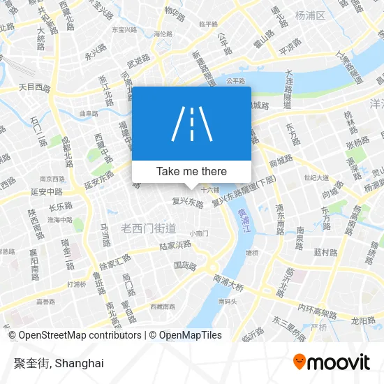 聚奎街 map